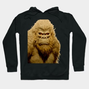 Sasquatch: Sasquatch Are Real on a dark (Knocked Out) background Hoodie